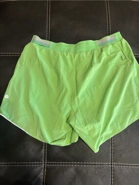 Lululemon Green Running Shorts
